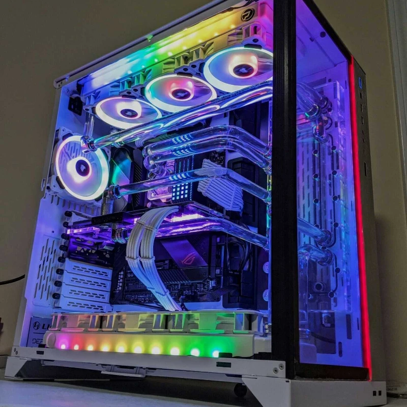 Ultimate Gaming Computer Pc-Pc Da Gioco Raffreddato Ad Aria Hardline Personalizzato-I9 11900K - Rtx 3080 - 64Gb Ram Rgb