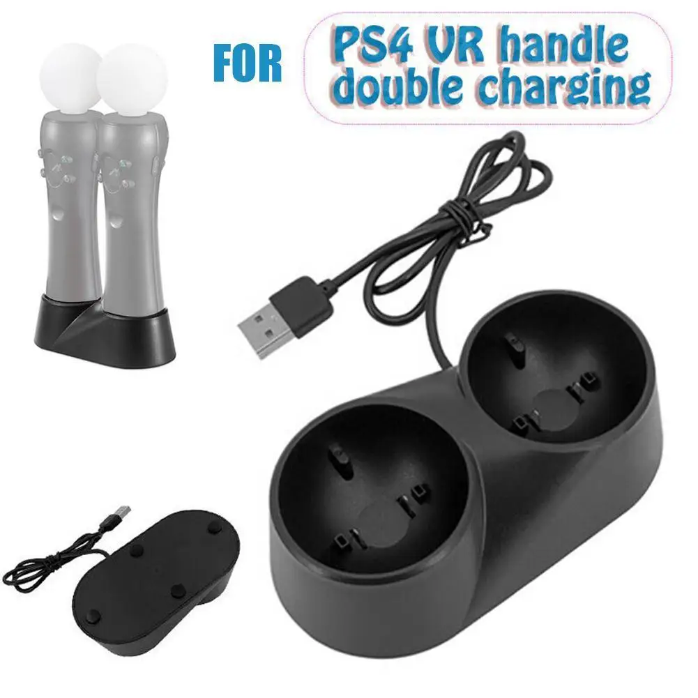 Controller Dock Station Di Ricarica Stand Per Playstation Ps3 Ps4 Move Quad Charger Per Ps3 Ps4 Vr Motion Controller Playstation