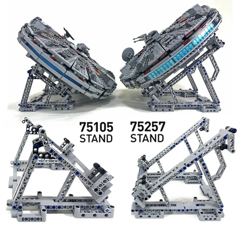 Il Banco Di Mostra Per Millennium 75257 Falcon Vertical Moc Building Blocks Mattoni Compatibili Per Il 05007 75105 Ultimate Collectors
