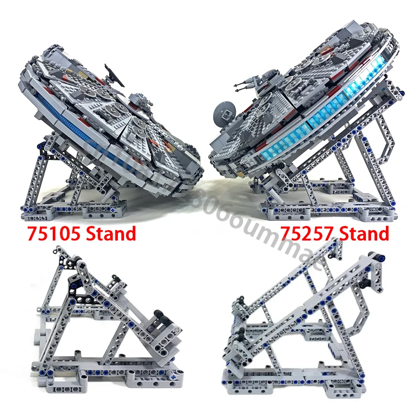 Il Banco Di Mostra Per Millennium 75257 Falcon Vertical Moc Building Blocks Mattoni Compatibili Per Il 05007 75105 Ultimate Collectors