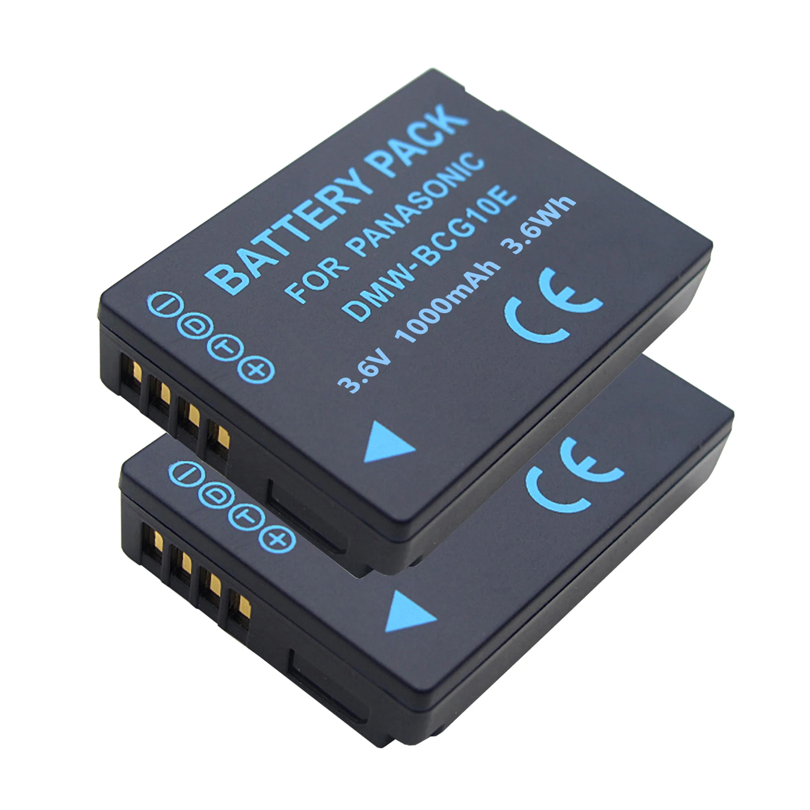 Batteria 1000Mah Dmw-Bcg10 Bcg10 Bcg10E Per Panasonic Lumix Dmc-3D1 Dmc-Tz7 Dmc-Tz8 Dmc-Tz10 Dmc-Tz18