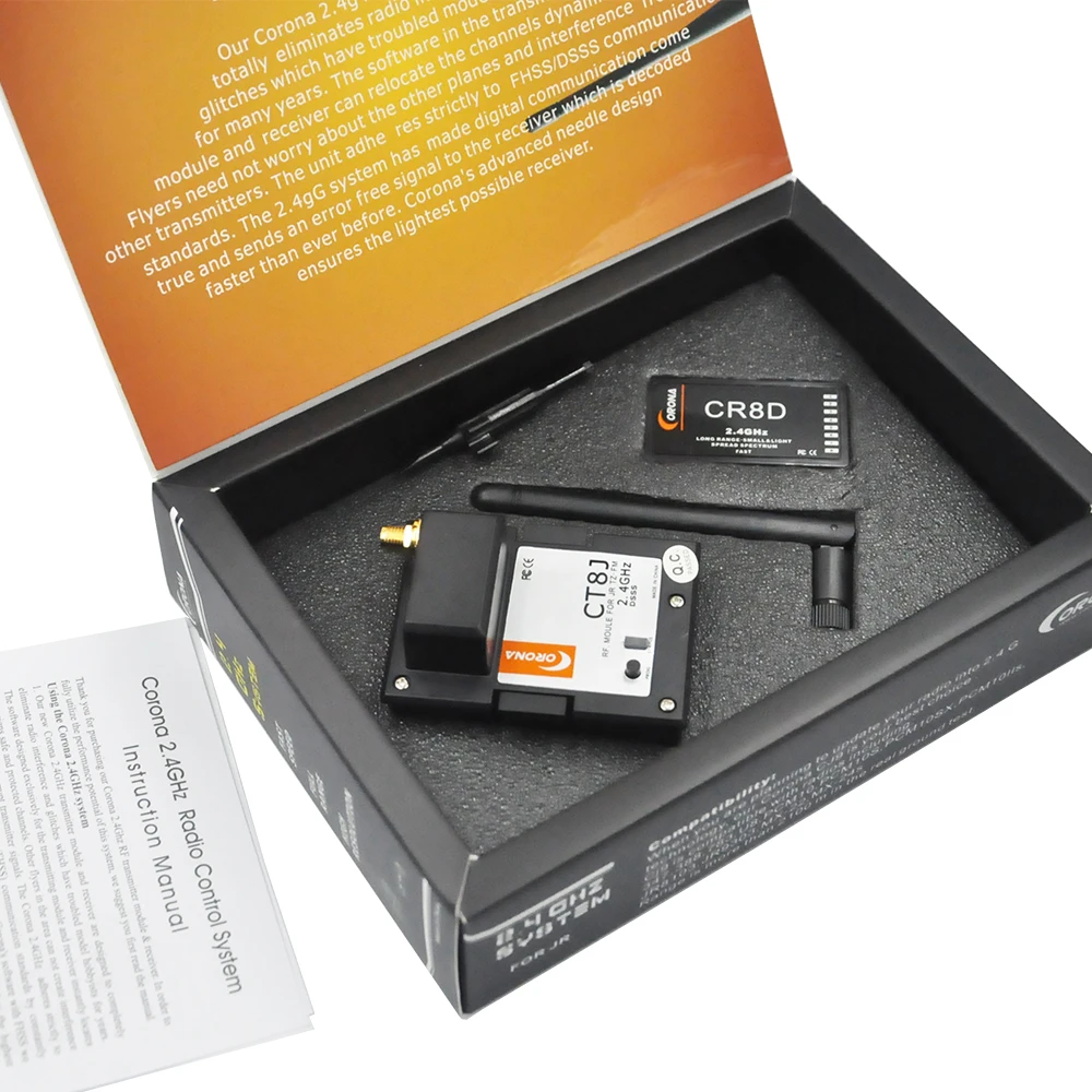 Modulo Dsss Corona 2.4Ghz Cr8D E Ct8J V2 E Combo Rx Per Aggiornamento Jr Pcm9Vii Graupner Rc Telecomando