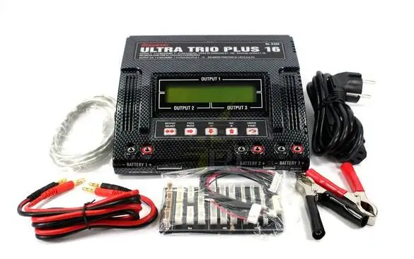 Chargeur Ultra Trio Plus 16 12V/220V Graupner Li, Pb, Batterie Ni Ladegerasse Caricabatterie Smart Balance