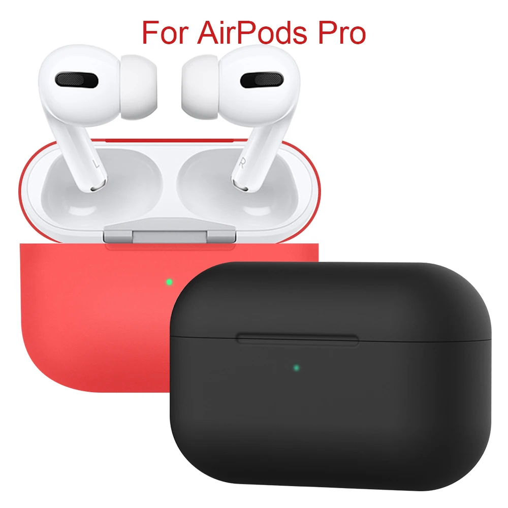 Ultra Sottile Custodie Per Airpods Pro 2019 Casella Di Ricarica Della Cassa Del Silicone Protettiva Della Copertura Di Tpu Antiurto Sleeve Per Airpods