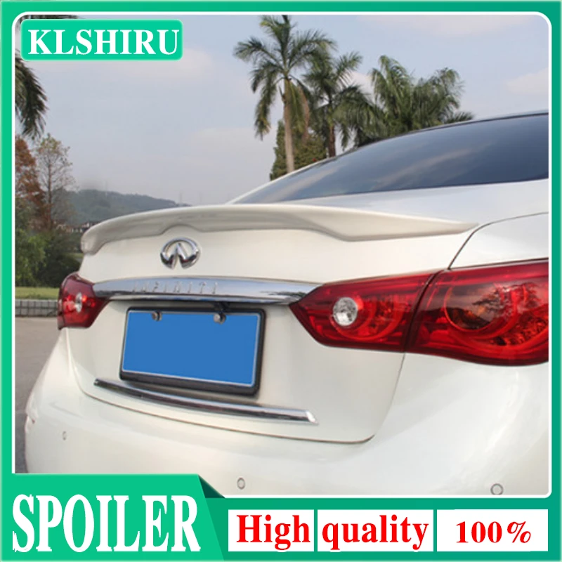 Per Infiniti Q50 Q50S Spoiler Abs Materiale Auto Ala Posteriore Primer Colore Spoiler Posteriore Per Infiniti Q50 Spoiler 2013 + 2017