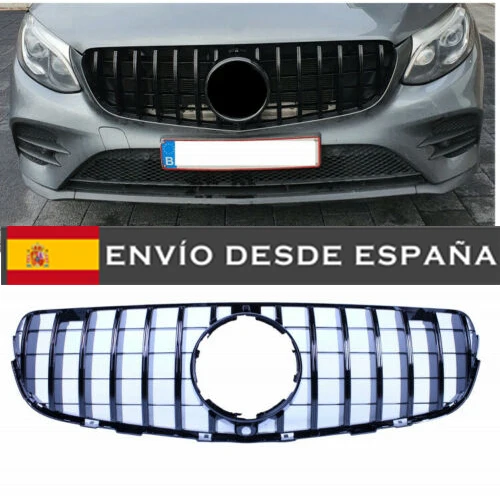 Griglia Glitter Panamericana Nera Caleca Per Mercedes Glc/Glc Coupé 15-19