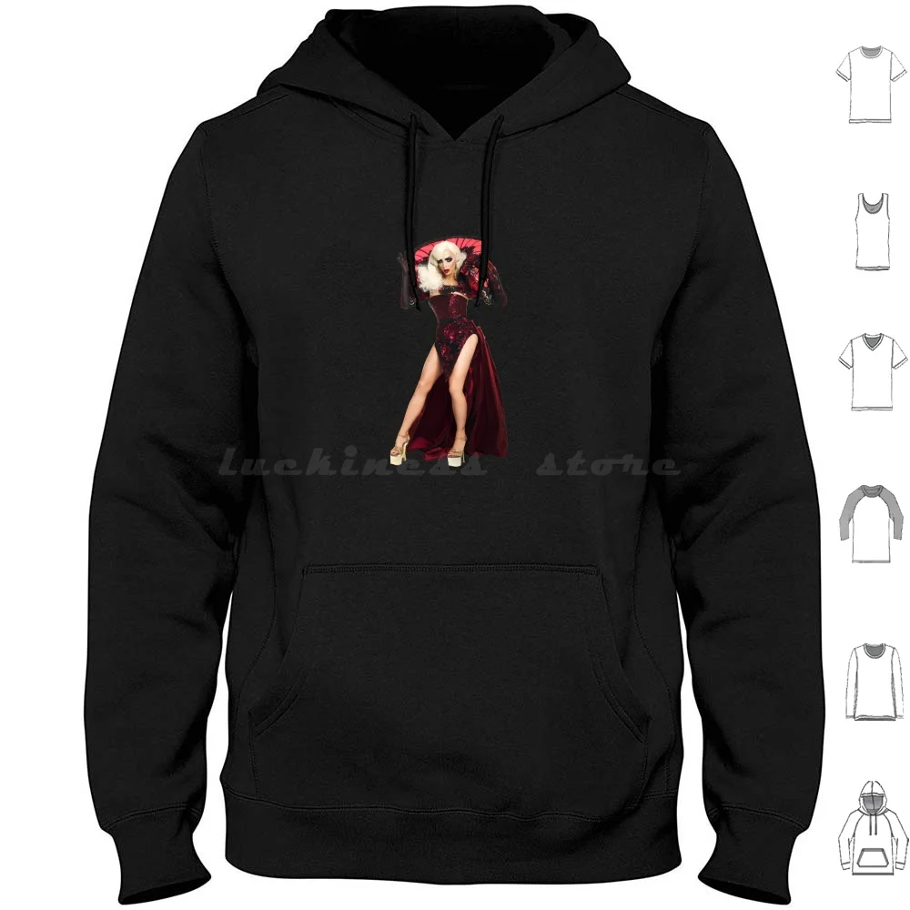 Alyssa Edwards Felpe Con Cappuccio Manica Lunga Rupauls Drag Race Drag Race Rupaul Drag Queen Drag Rpdr Bianca Del Drag Queens