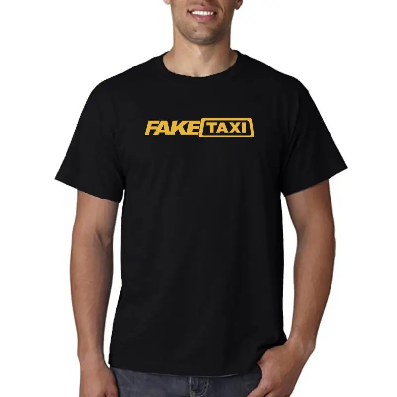 T-Shirt Faketaxi (Maglietta Taxi Finta Maglia Nera Bianca)