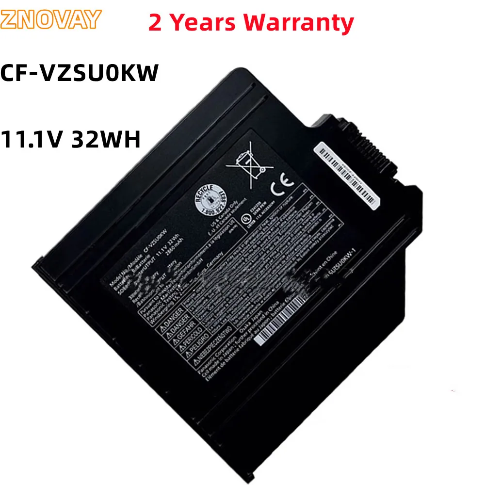 Batteria Znovay Cf-Vzsu0Kw Cf-Vzsuokw Per Laptop Panasonic Cf-54 2Nd Bay Cf-54Mk1 Media Bay 2Nd 11.1V 2860Mah 32Wh