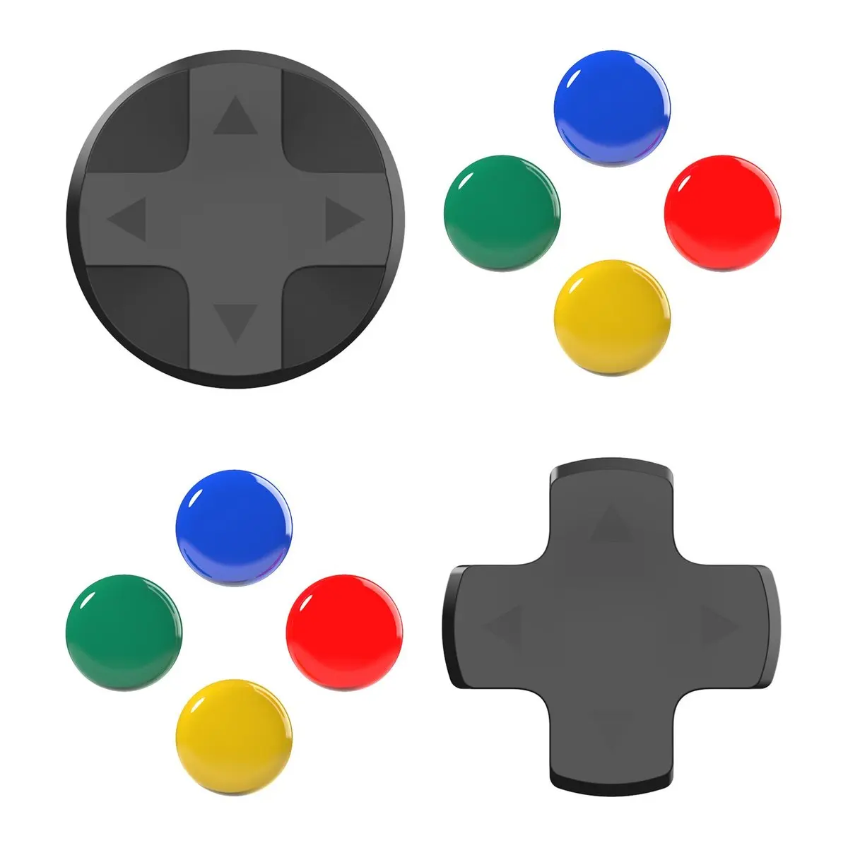 Skull & Co. Joycon D-Pad Button Cap Set Dpad Per Nintendo Switch E Switch Controller Joy-Con Oled