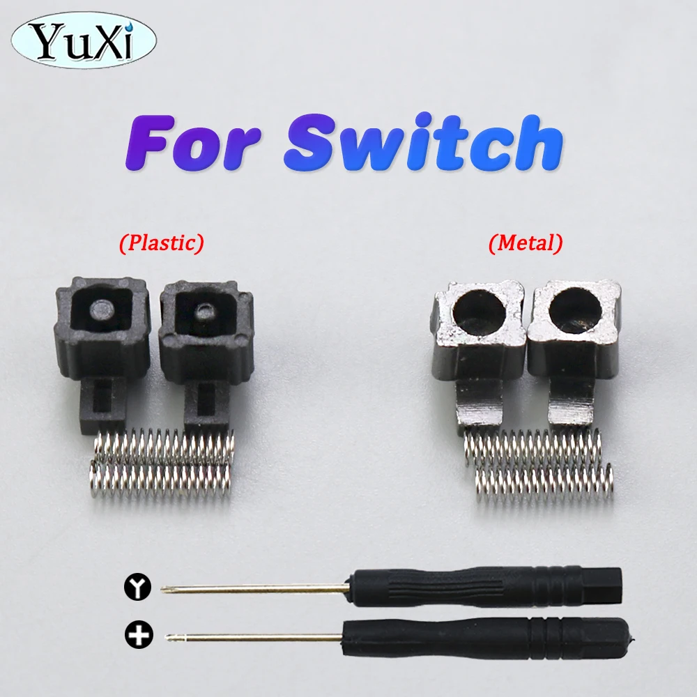 Per Joy Con Switch Original Metal Plastic Sinistra Destra Slider Lock Buckle Latch Per Switch Ns Nx Joycon Parte Di Ricambio
