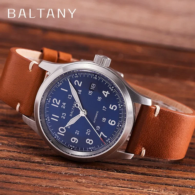 Replica Military Field Watch Nh35 Automatic Sapphire 100M Calendario Impermeabile Orologi Da Uomo Meccanici Vintage Omaggio