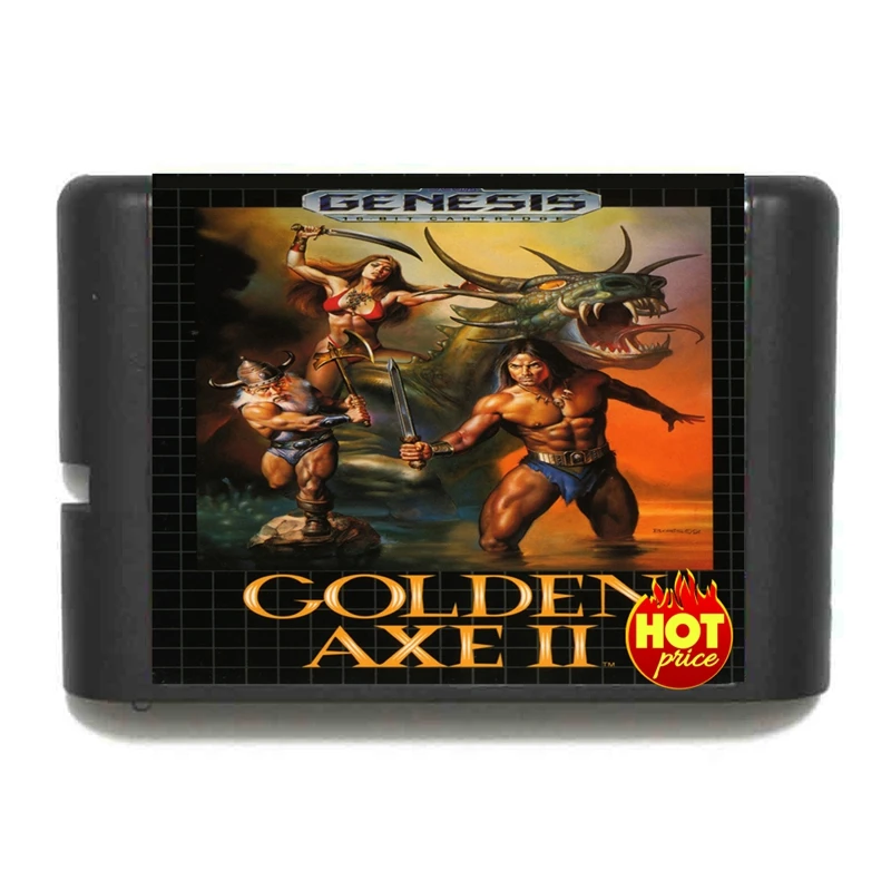 Nuovo Arrivo Golden Axe Ii 16Bit Md Game Card Per Sega Mega Drive Per Genesis