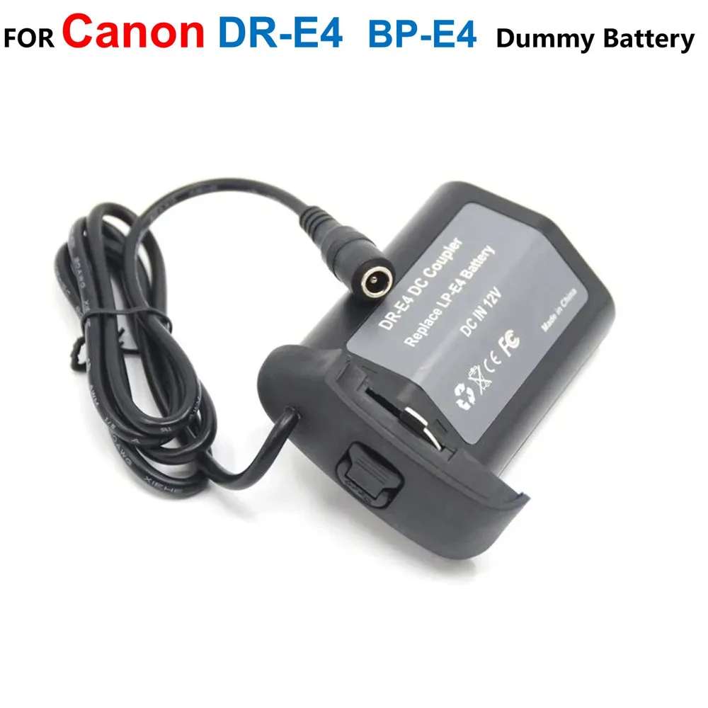 Dr-E4 Dc Accoppiatore Lp-E19 Lp-E4 Lp E19 Lp E4 Batteria Fittizia Per Canon Eos 1Dc 1D X 1D Mark Iii 1D Mark Iv 1Ds Mark Iii