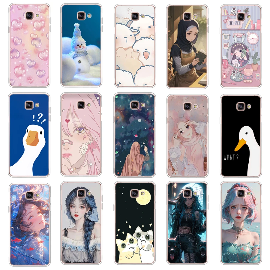 1 Custodia Morbida In Silicone Trasparente Antiurto Copriobiettivo Completo Per Galaxy A5 2015/A5 2016/A5 2017 /J1 2016/1 Ace