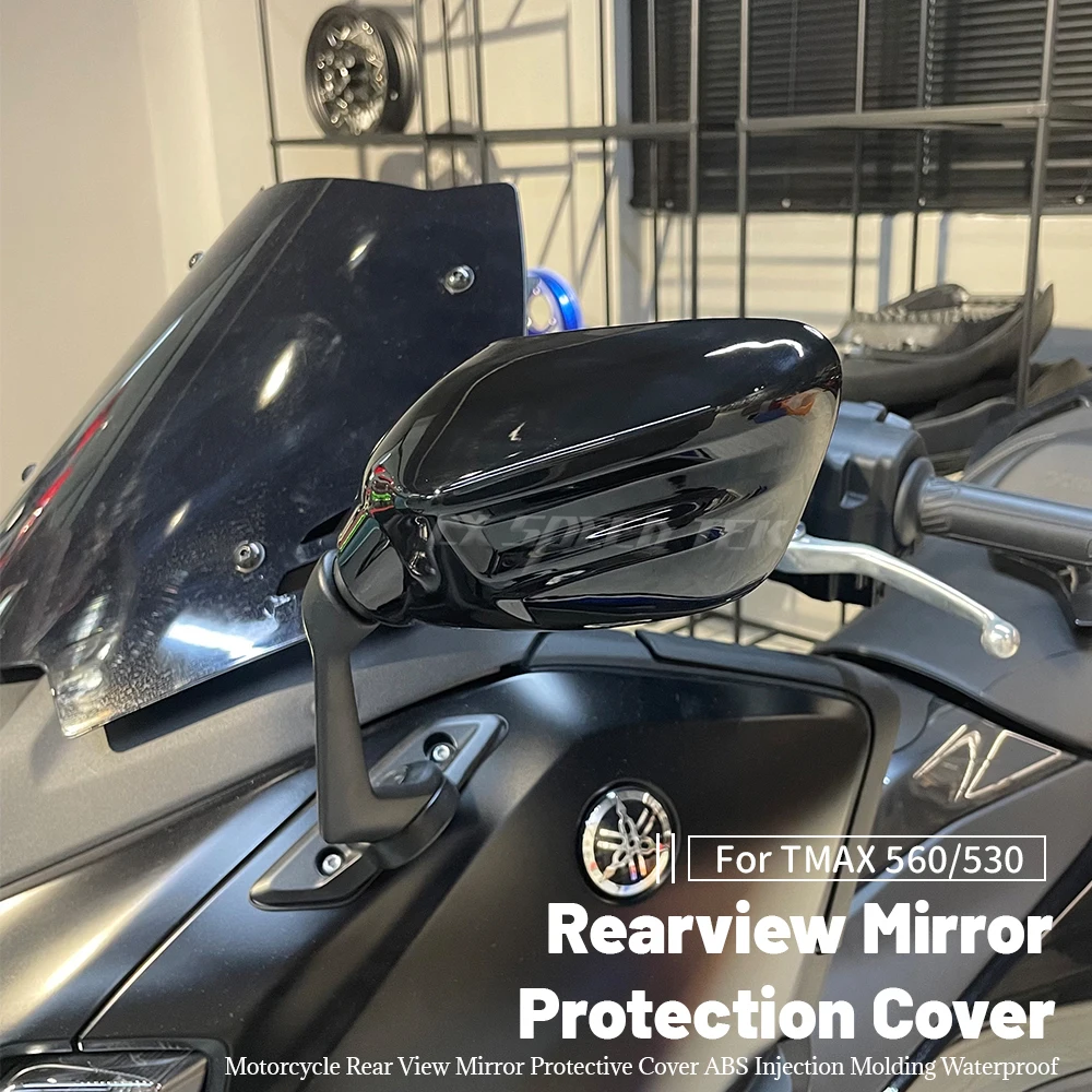 Per Yamaha Tmax 530 Tmax-500 560 560Max 08-23 Accessori Moto Specchietto Retrovisore Copertura Protettiva Abs Impermeabile