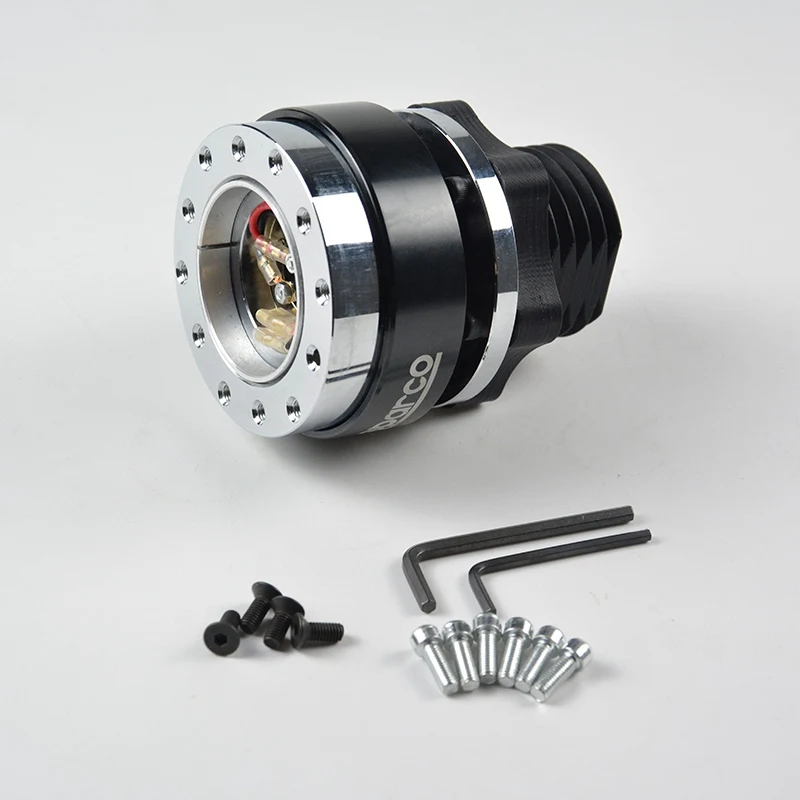 Adattatore Per Volante A Sgancio Rapido Per Thrustmaster T500/T300/Ts-Pc/Tx Nero 70Mm 74Mm