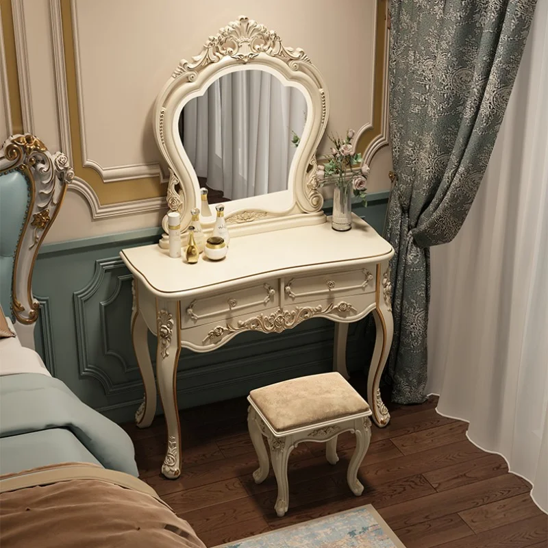 Nordic Luxury Vanity Tables Storage Cabinet Trucco Vintage Vintage Vanity Tabolo Cosmetico Trucco Mobili Per La Casa Wz50Vt