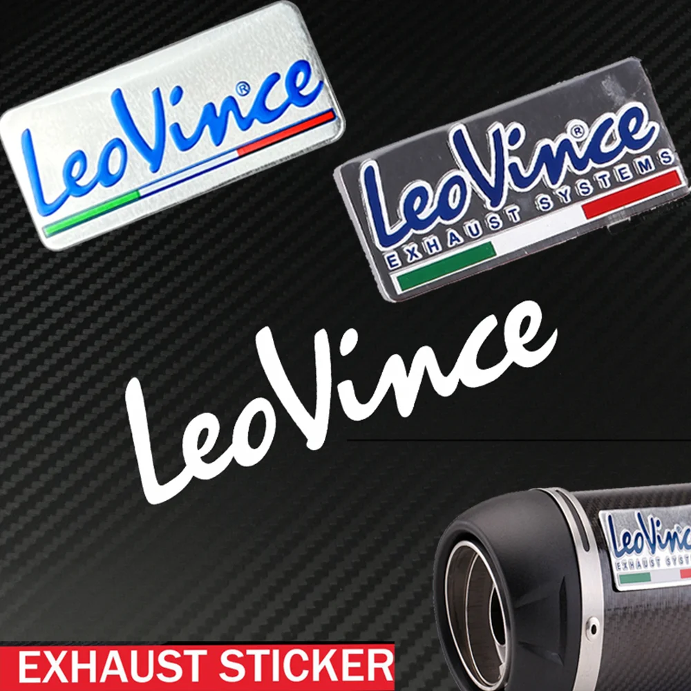 Adesivi Marmitta Scarico Moto Per Leovince Leo Vince Yamaha Benelli Ktm Duke 390 790 Ninja400 Z900 Xmax300 R3 R1 Trk 502X
