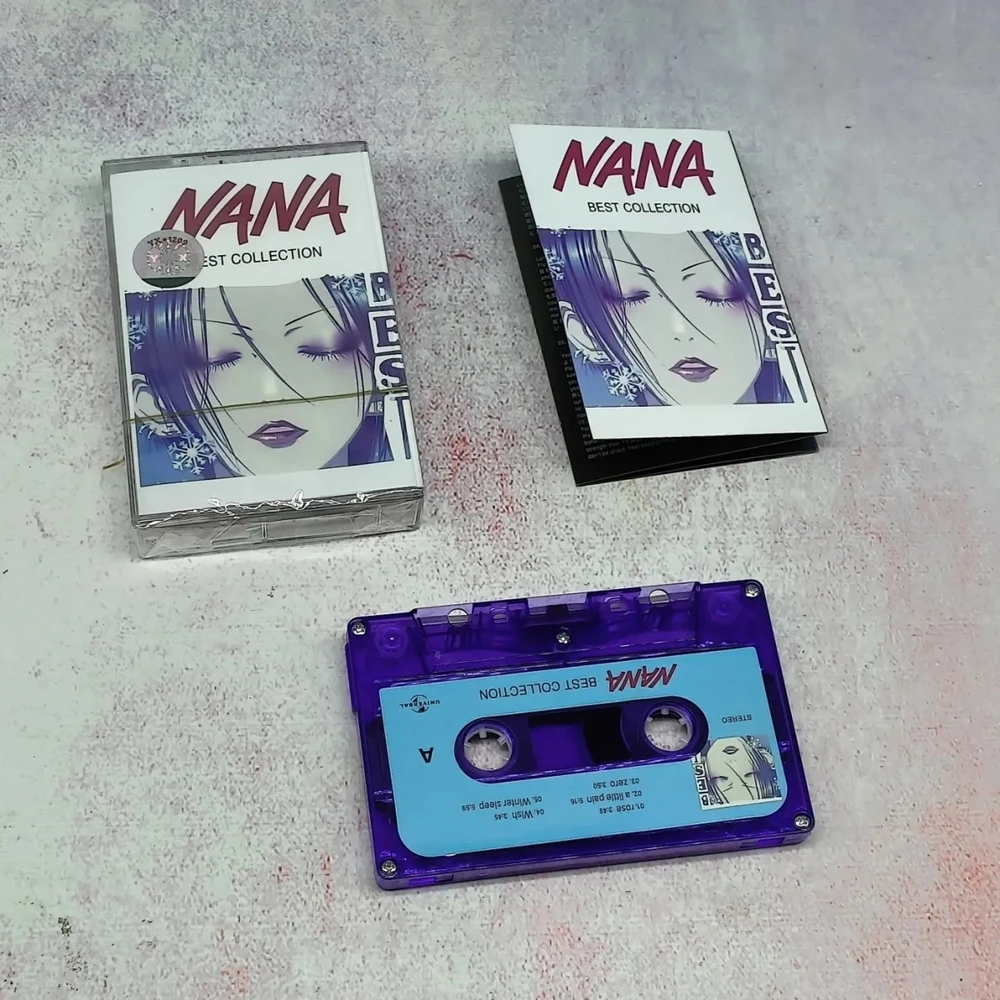 Anime Nana Best Collection Tape Cosplay Oosaki Retro Music Walkman Cassette Accessori Prop