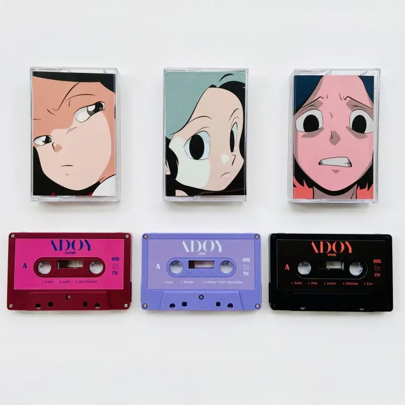 Retro Adoy Band Music Tape Vivid Cosplay Cassette Soundtracks Box Walkman Car Tape Party Music Collection Regali Souvenir