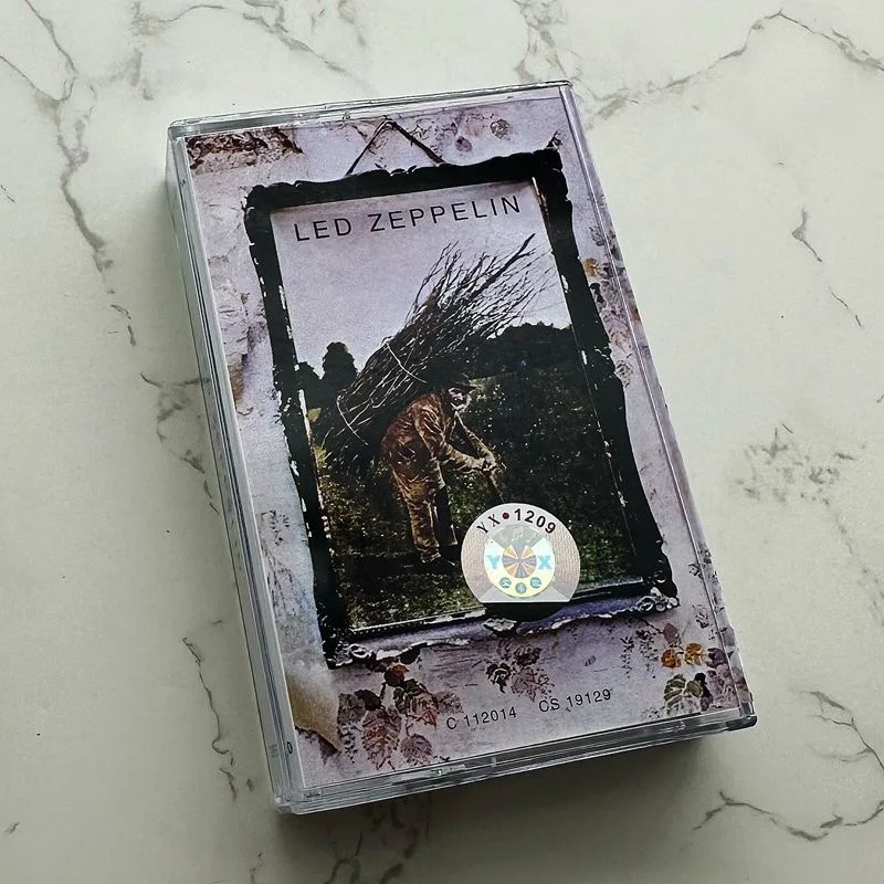 Classic Rock Band Led Zeppelin Music Magnetic Tape Album Cassette Cosplay Soundtracks Box Walkman Car Recorder Tape Collection