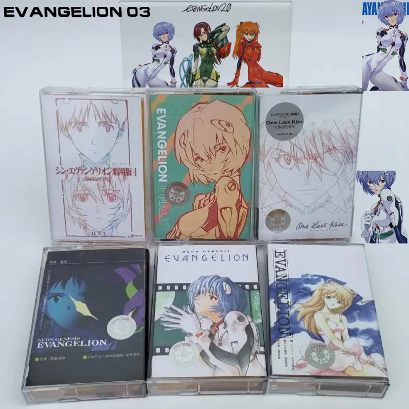 Eva Anime Neon Genesis Evangelion Asuka Garza Soryu Music Tape Utada One Last Kiss Cosplay Soundtracks Box Walkman Cassette