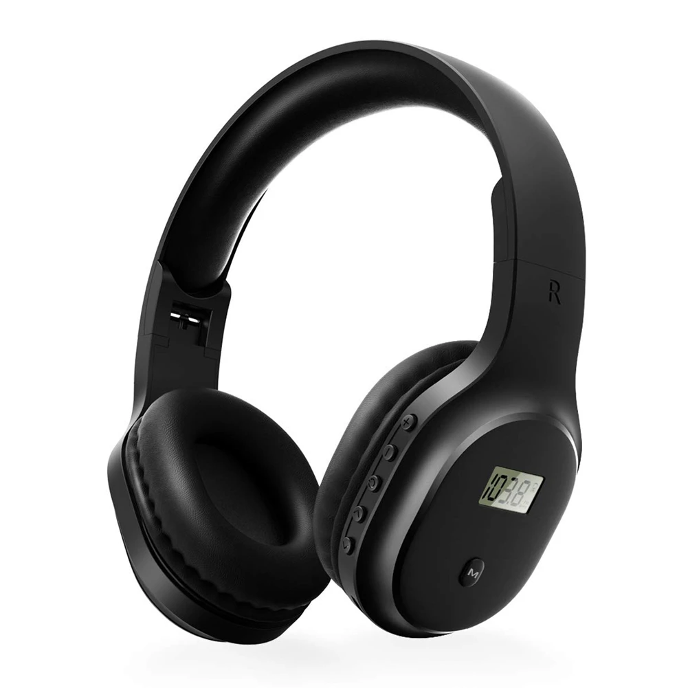 Cuffie Radio Fm Portatili Cuffie Bluetooth Wireless Radio Fm Walkman Per Jogging, Falciatura, Ciclismo, Ricevitore Fm