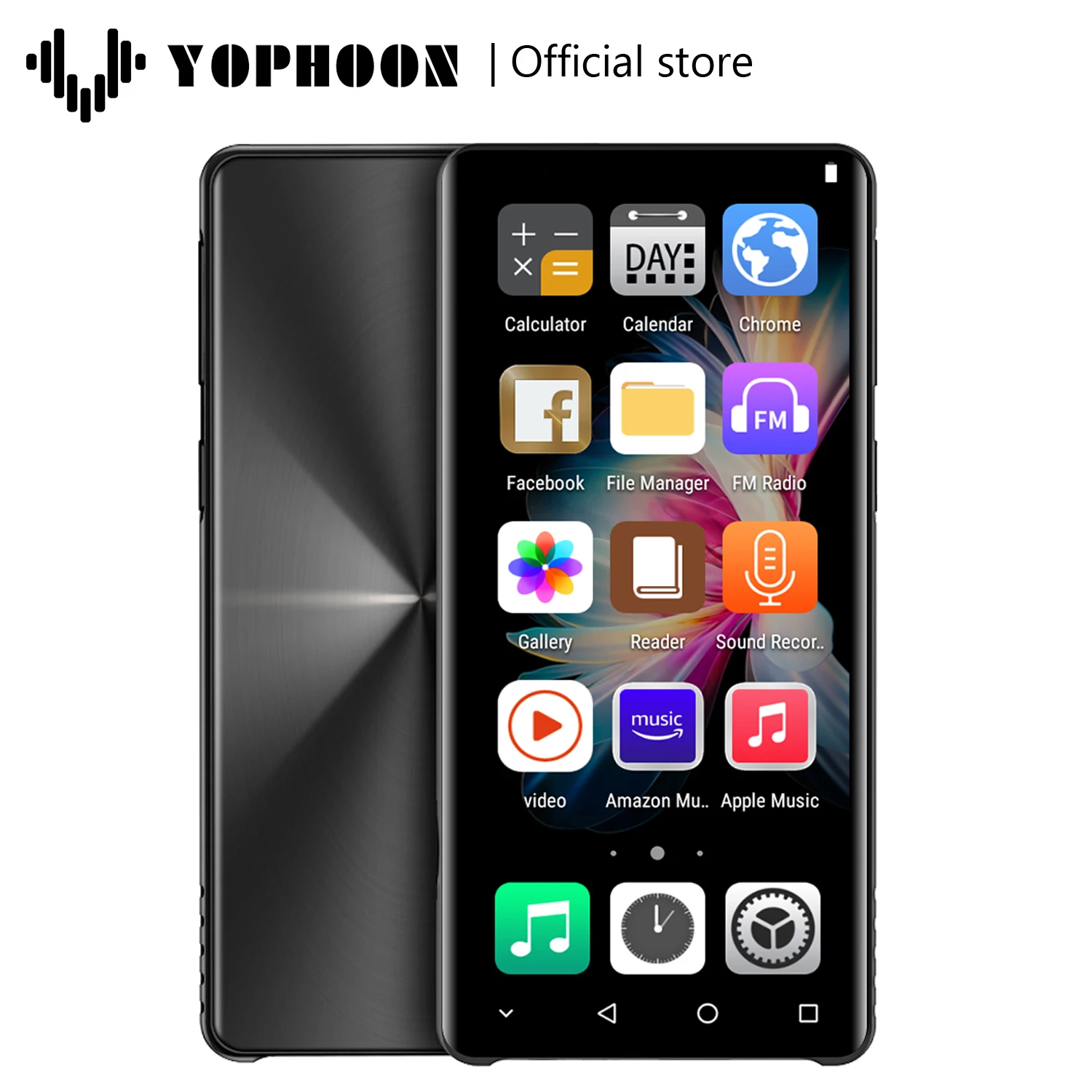 Yophoon 2023 Nuovo Lettore Mp4 Wifi Android 8.1 Lettore Mp3 Bluetooth Musica Walkman Lettore Spotify/Pandora/Marea/Deezer