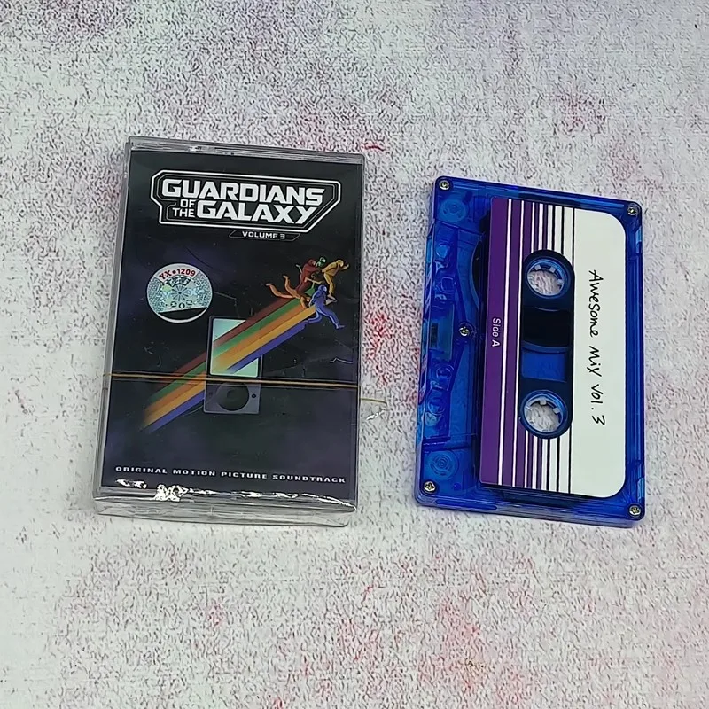 Guardiani Della Galassia 3 Star-Lord Nebula Mantis Groot Music Tapes Cosplay Soundtracks Box Tape Walkman Cassette Party Music