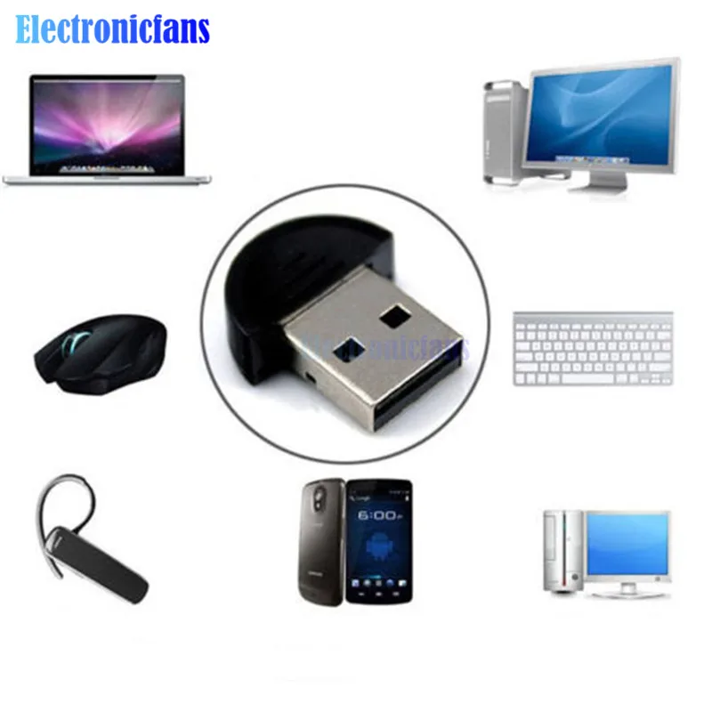 Mini Adattatore Bluetooth Usb Dongle Wireless V2.0 Adattatore Per Computer Wireless Trasmettitore Ricevitore Audio Per Laptop Windows Xp Win7