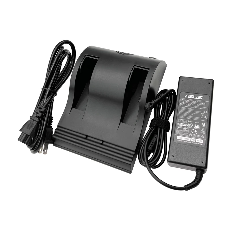 Alimentatore Per Caricabatterie A 2 Alloggiamenti Per Scanner Laser 3D Trimble Tx6 E Tx8 Doppio Caricatore