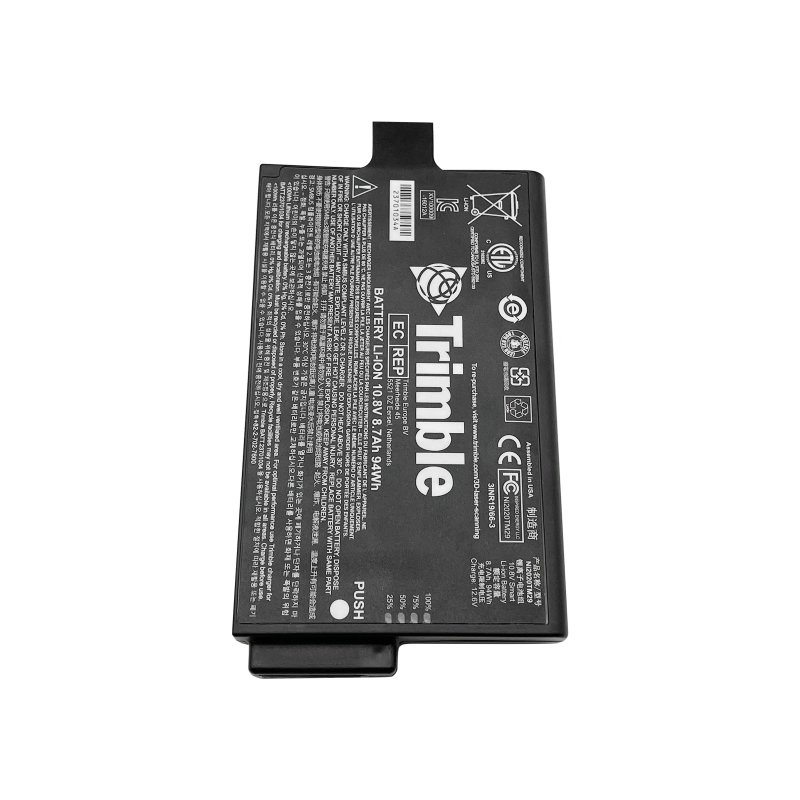 Scanner Laser 3D Batteria Tx6 Tx8 Per Trimble Li-Ion Ad Alta Capacità