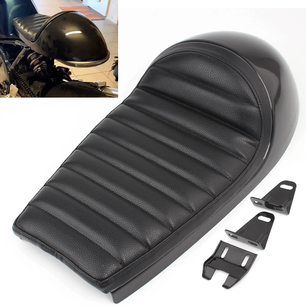 Moto Cafe Racer Seat Pan Base Vintage Scrambler Cuscino Moto Sella Sedili Per Triumph Bonneville Honda Bmw Yamaha Suzuki