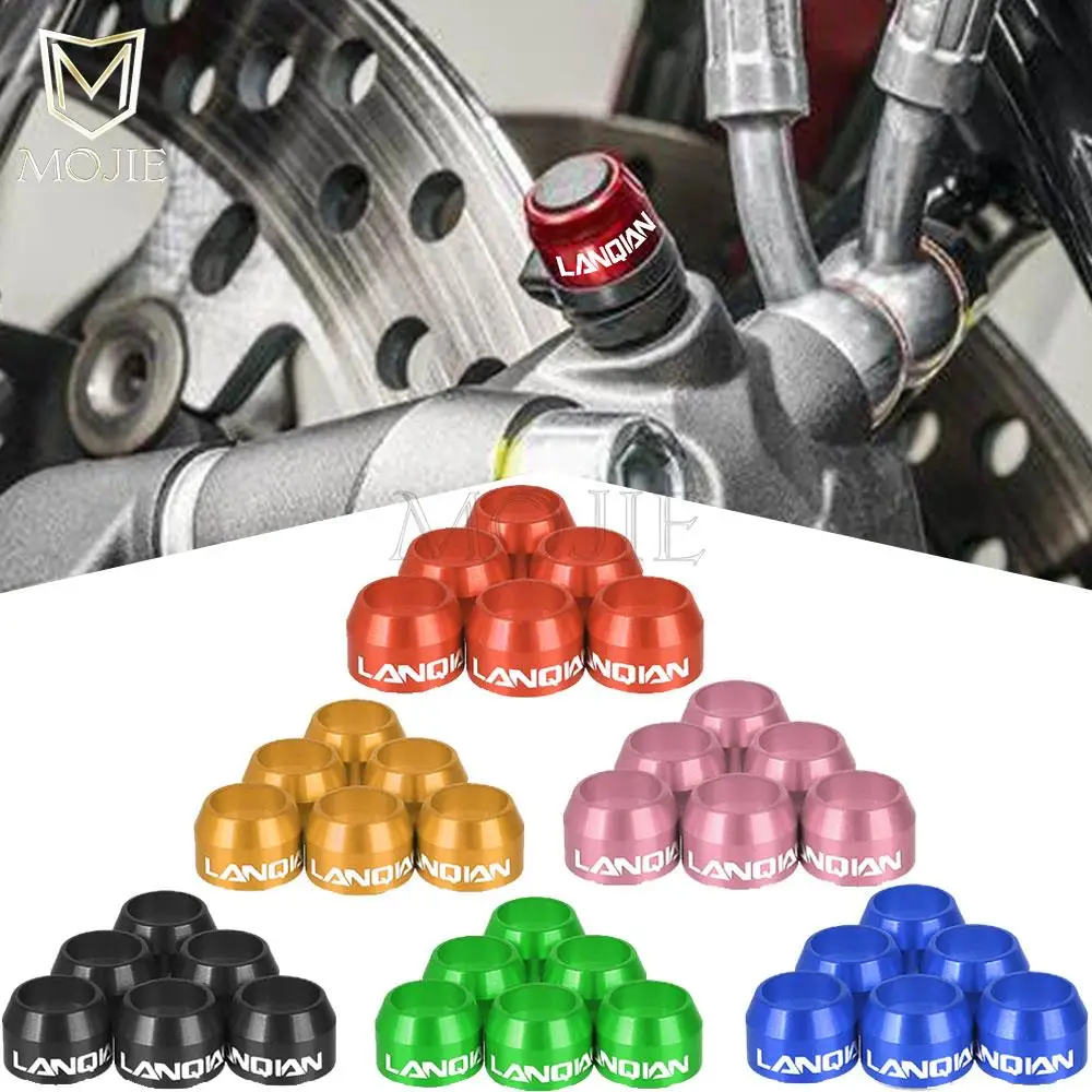 Motos Universal Caliper&Master Cylinder Billet Bleed Valve Cover Kit For Ducati Scrambler 800 Icon 2015 2016 2017 2018 2019 2020