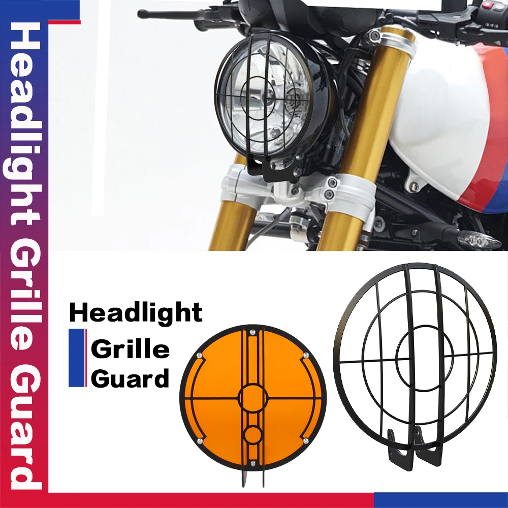 Per Bmw R Nine T Rninet R1200 Nine-T Scrambler Urban Gs Pure Racer Moto Parts Griglia Del Faro Protezione Della Copertura Del Faro