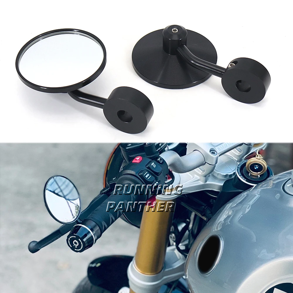 Nuovo Per Bmw Rninet R9T R Nine T Ninet Pure Urban Racer Moto Cnc Manubrio Manubrio Bar Specchietti Laterali Retrovisori Bar End Mirror