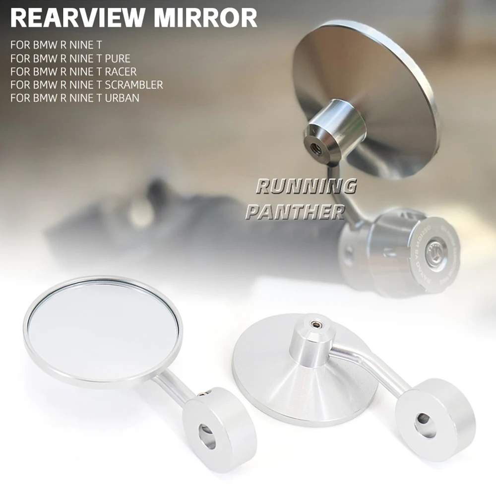 Nuovo Moto Cnc Manubrio Manubrio Bar Specchietti Retrovisori Laterali Bar End Mirror Per Bmw Rninet R9T R Nine T Ninet Pure Urban Racer