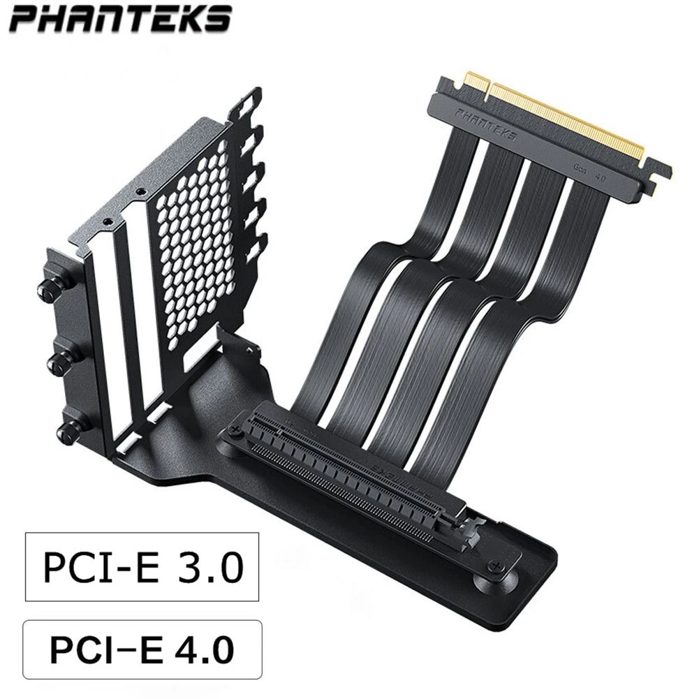 Phanteks Gaming 4.0 Vgpukt4.0 Kit Di Montaggio Verticale In Gpu Staffa Universale 7 Pci Slot Vga Card Pc Atx Case Pci-E 4.0 5.0 Riser Cavo