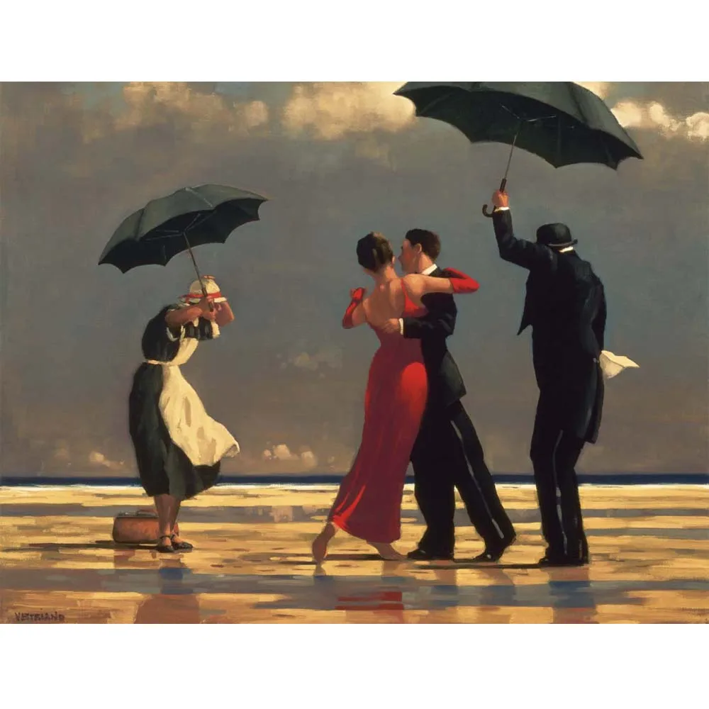 Riproduzione Di Alta Qualità Dipinta A Mano Del Maggiordomo Tibetano Di Jack Vettriano Modern Wall Art Picture Estetica Room Decor