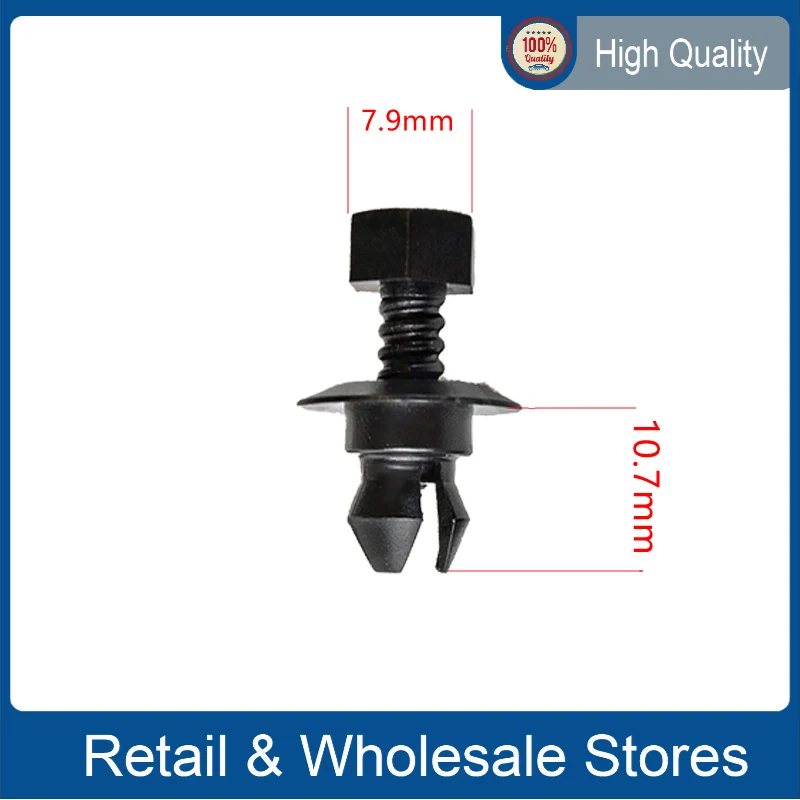 10Pcs Car Body Side Lower Decor Modanatura Trim Clip Posizionatore Clip Car Underbody Trim Per Vw Passat Cc Q5 3 C0853934 3 C0 853 934
