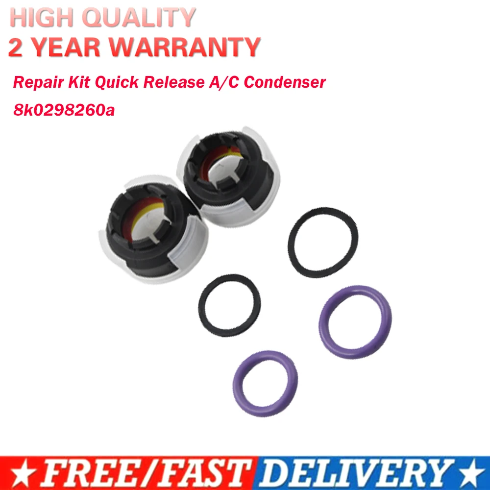 Per Audi A4 A8 Quattro Q5 Kit Di Riparazione Condensatore A Sgancio Rapido A/C Muslima8K0 298 260 A 8 K0 298 260A