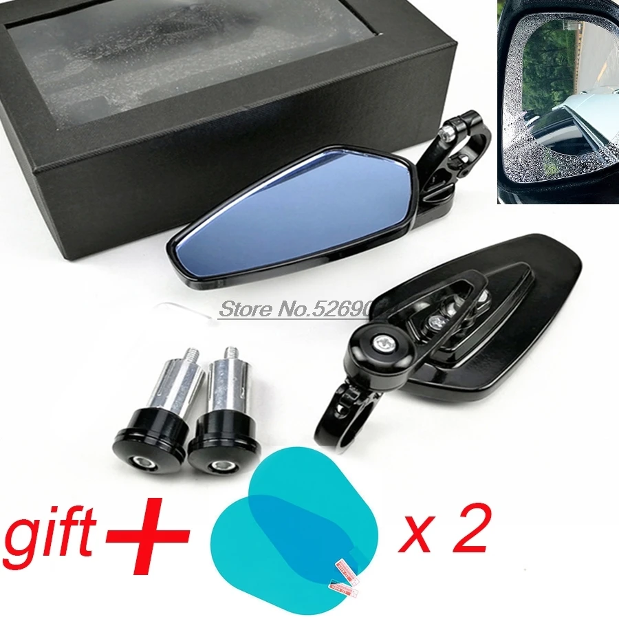 Estremità Manubrio Specchietto Moto Originale Con Copertura Impermeabile Per Moto Guzzi V85Tt Yamaha Aerox Derbi Tech Interceptor 650
