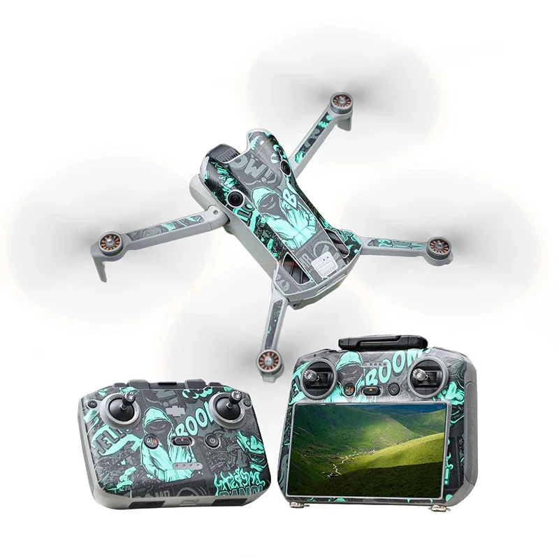 Adesivi Colorati Drone Per Dji Rc-N2 / Rc2 Adesivi Per Telecomando Pellicola Protettiva Per Accessori Dji Mini 4 Pro