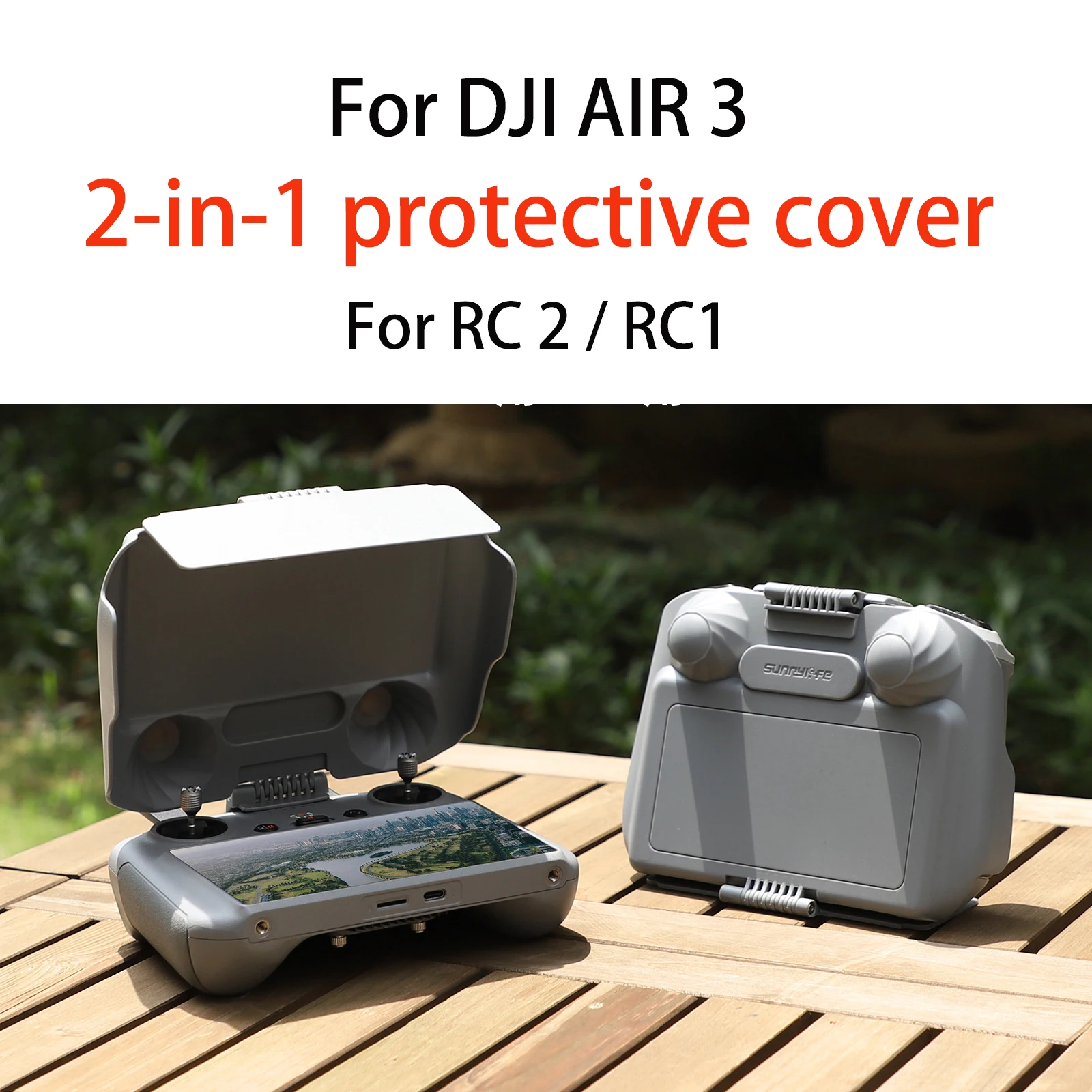 Per Telecomando Dji Mini 4 Pro/Rc2, Copertura Protettiva Per Pannello Secondario Con Cappuccio Dji Air 3/Mini3 Pro
