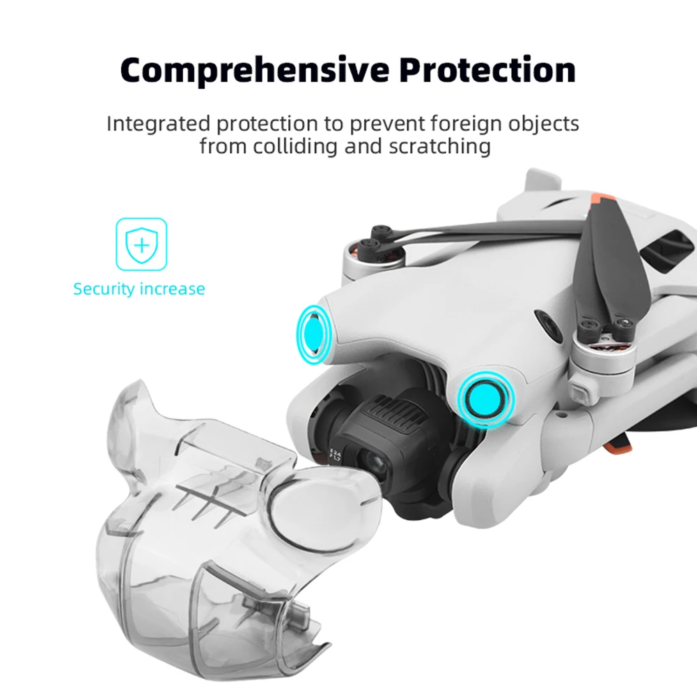 Gimbal Lock Camera Lens Cap Per Dji Mini 4 Pro Drone Camera Guard Lens Hood Cap Cover Protettiva Accessori Di Ricambio