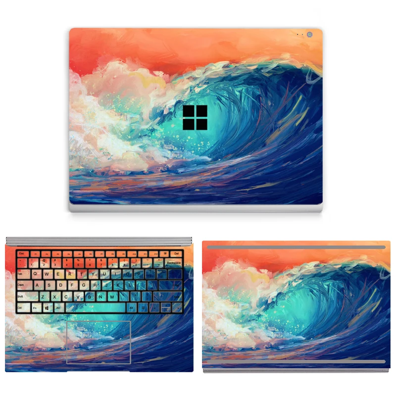 Pelli Per Laptop Per Microsoft Surface Book 1/Book 2 13.5 15 ''Adesivi In Vinile Verniciato Per Surface Book 3 13.5 15'' Decalcomania