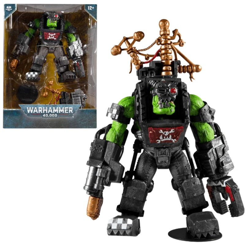 In Magazzino Mcfarlane Toys Warhammer 40K Ork Big Mek 10 Pollici Mega Action Figure Figure Giocattolo Decorativo Da Collezione