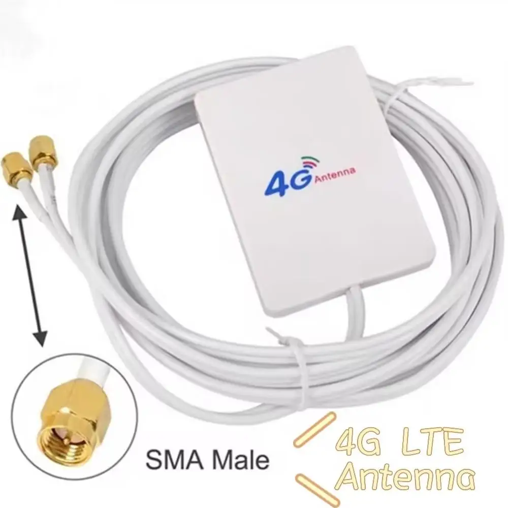 2M 3G 4G Lte Router Modem Antenna Esterna Antenna Con Cavo Connettore Sma Per Antenna Huawei Zte 4G Lte