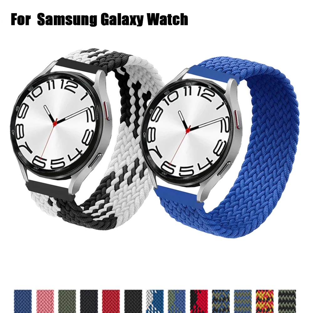 Cinturino Per Orologio Da 20Mm Per Samsung Galaxy Watch 5 6 Classic 46Mm 42Mm 42/46Mm Smartwatch Bracciale In Nylon Galaxy Watch 5 6 44/40Mm Cinturino